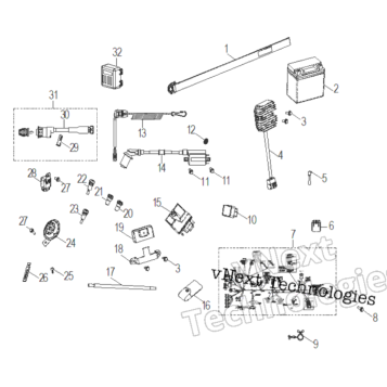 ELECTRICAL, SWITCHES, HARNESS & INDICATORS
