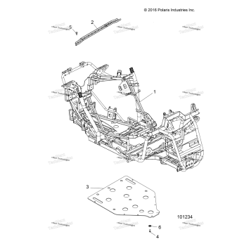 CHASSIS, MAIN FRAME AND SKID PLATE