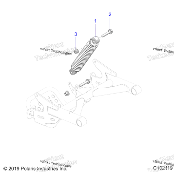 SUSPENSION, REAR SHOCK