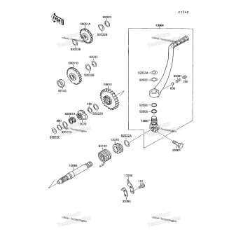 KICKSTARTER MECHANISM