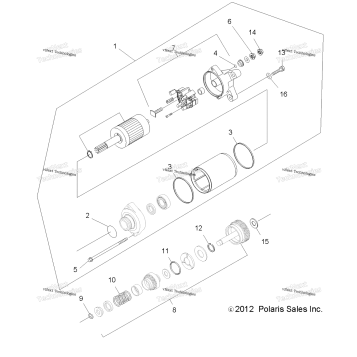 ENGINE, STARTING SYSTEM (49ATVSTARTER12400)