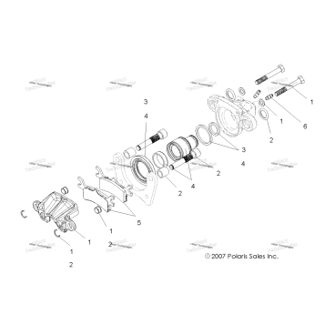 BRAKES, REAR CALIPER