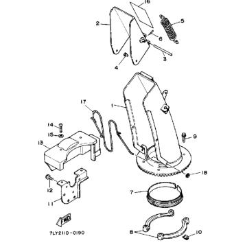CHUTE CONTROL LEVER