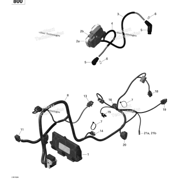 ENGINE HARNESS AND ELECTRONIC MODULE