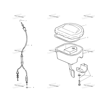 CONTROLS THROTTLE ASM/CABLE