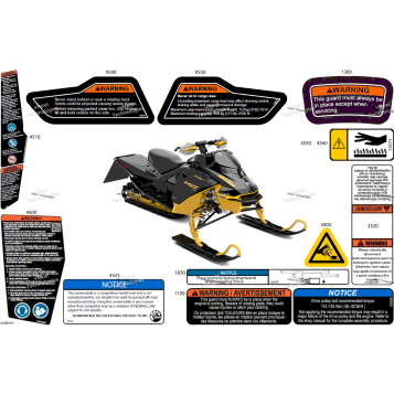 BODY - WARNING DECALS
