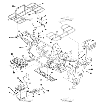 FRAME ASSEMBLY WITH RACKS