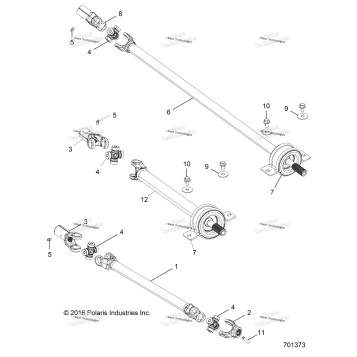 DRIVE TRAIN, FRONT PROP SHAFT