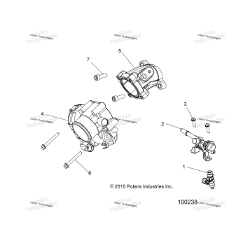 ENGINE, THROTTLE BODY & FUEL RAIL