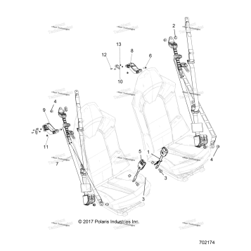 BODY, SEAT BELT MOUNTING