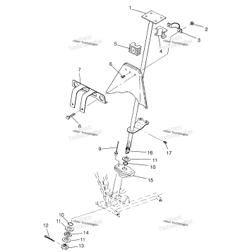 STEERING POST TRAIL BOSS