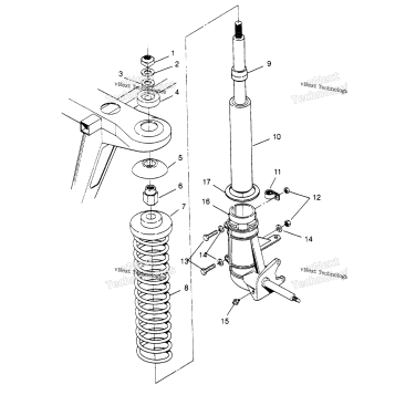 STRUT ASSEMBLY 2X4 300