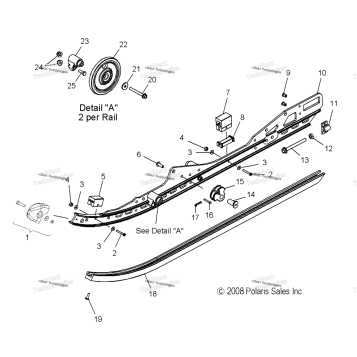 SUSPENSION, RAIL MOUNTING ALL OPTIONS