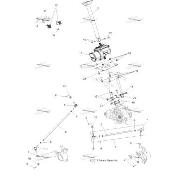 STEERING, STEERING POST ASM