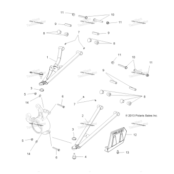 SUSPENSION, FRONT AARMS