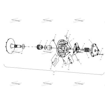 DRIVE CLUTCH A00CD32FA
