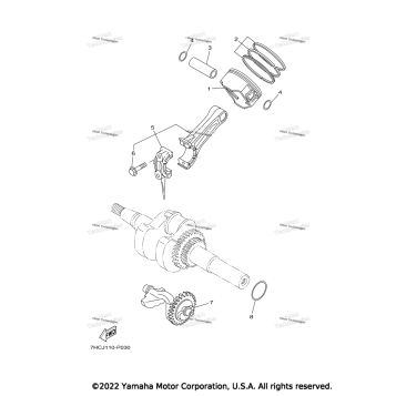 CRANKSHAFT PISTON