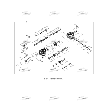 DRIVE TRAIN, MAIN GEARCASE