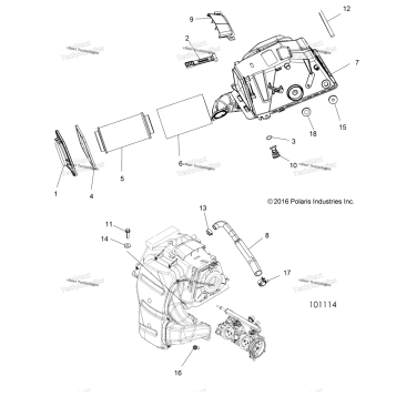 ENGINE, AIR INTAKE