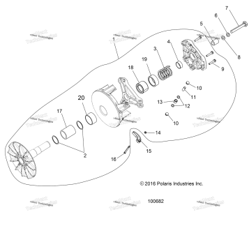DRIVE TRAIN, PRIMARY CLUTCH