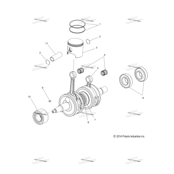 ENGINE, PISTON & CRANKSHAFT ALL OPTIONS