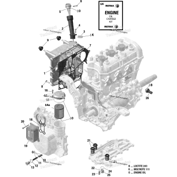 ROTAX - ENGINE LUBRICATION - 900 ACE