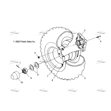 WHEEL DRIVE, REAR /AB/AC