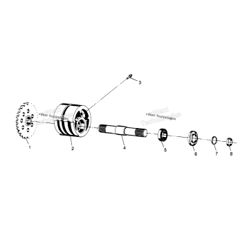 FRONT TIGHTENER ASSEMBLY 4X4 400L