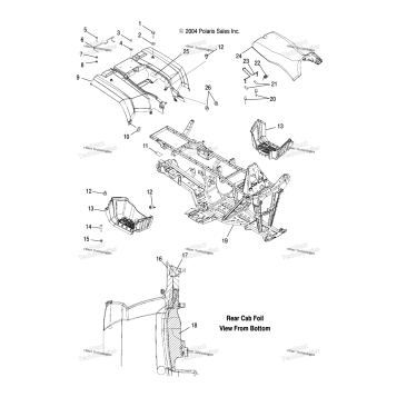REAR CAB & SEAT /AC/AG/AH/AL/AT/FB