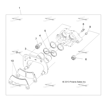 BRAKES, CALIPER, FRONT
