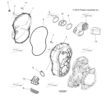 BODY, CLUTCH COVER