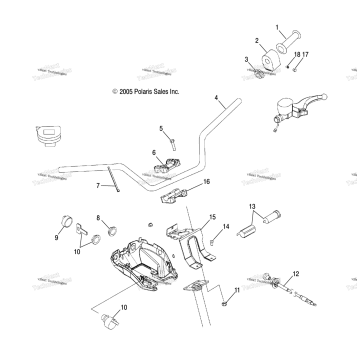 HANDLEBAR & CONTROLS /AD/AF