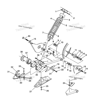 SWING ARM/SHOCK MOUNTING SPORTSMAN 4X4