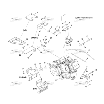 ENGINE MOUNTING