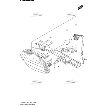REAR COMBINATION LAMP (LT-F400FL8 P03)