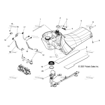 FUEL SYSTEM, FUEL TANK & FUEL LINES