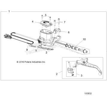 BRAKES, FRONT BRAKE LEVER & MASTER CYLINDER