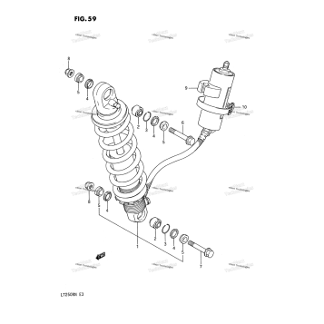 REAR SHOCK ABSORBER (MODEL F/G)