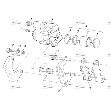 FRONT BRAKE A99CH50EB