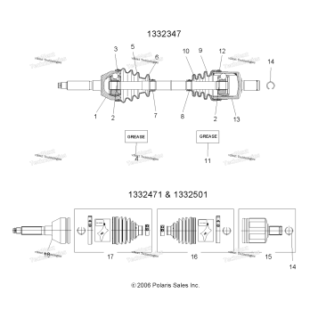 SHAFT, DRIVE, FRONT