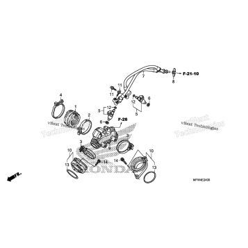 INTAKE MANIFOLD + INJECTOR