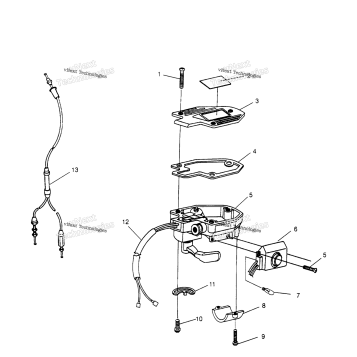 CONTROLS THROTTLE ASM./CABLE SPORTSMAN 4X4