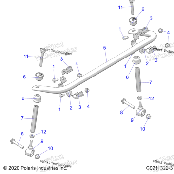 SUSPENSION, STABILIZER BAR
