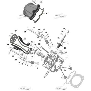 ROTAX - FRONT CYLINDER HEAD