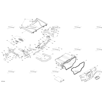 BODY - FRONT STORAGE TRAY