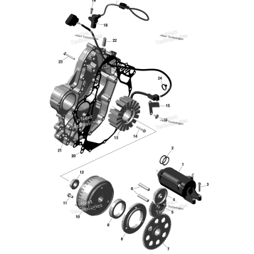 ROTAX - MAGNETO AND ELECTRIC STARTER - ELECTRONIC THROTTLE CONTROL