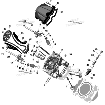 ROTAX - FRONT CYLINDER HEAD