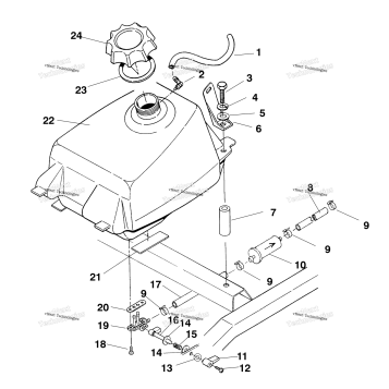 FUEL TANK ASSEMBLY W958144