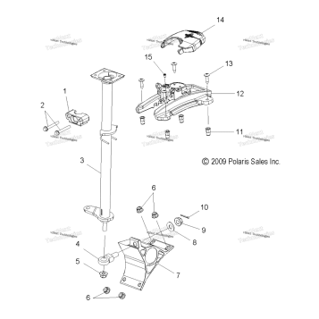STEERING, ADJUSTABLE STEERING POST ASM