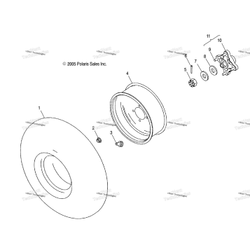 WHEEL, REAR